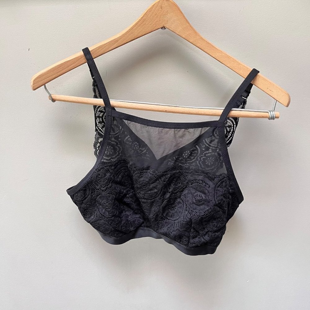 Aerie‎ Size Large Black Lace Bralette